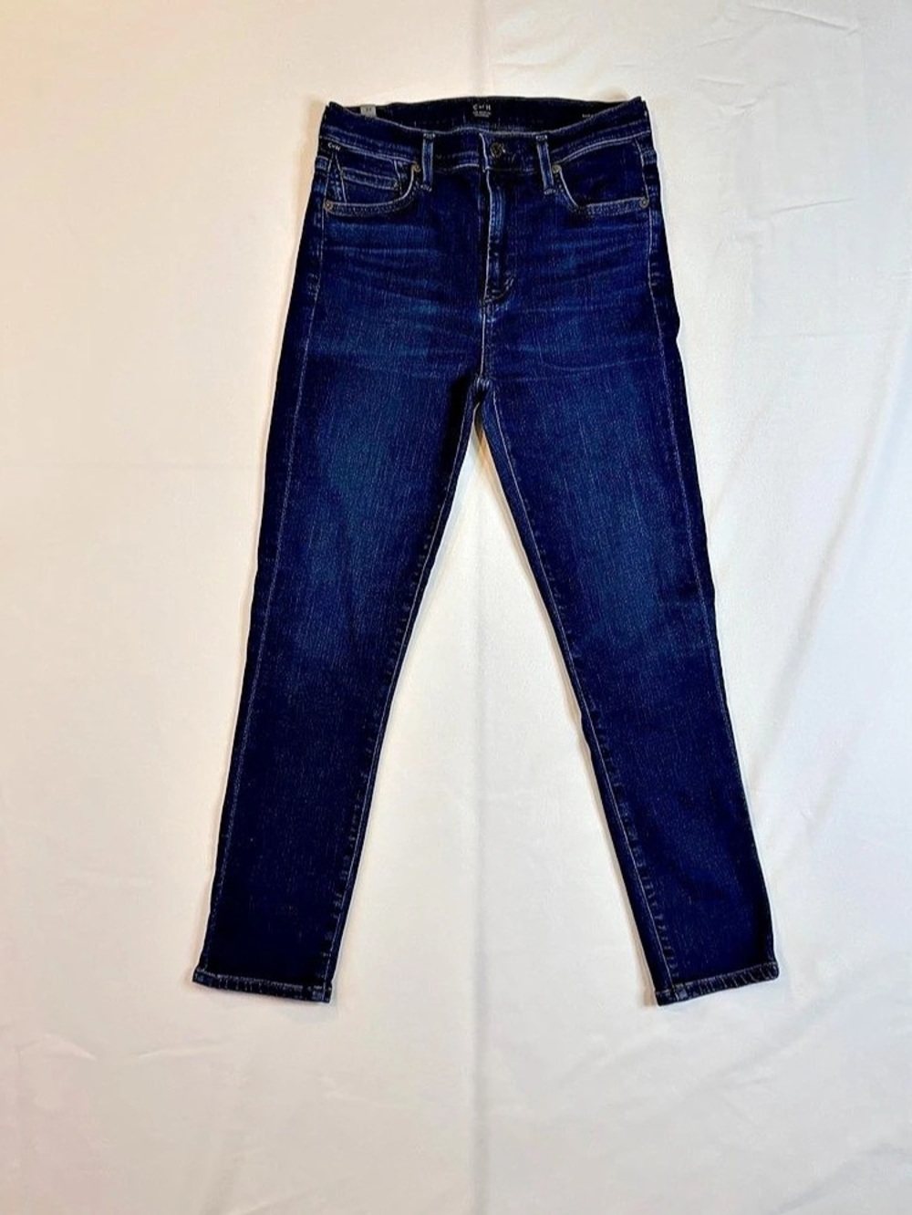 Citizens of Humanity Rocket Crop High Rise Skinny Jeans – Dark Wash – Size 27 - Picture 2 of 8